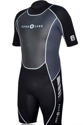 Men’S Shorty Wetsuit Springsuit Front Zip/Back Zip Surf Suit Neoprene One-Piece For Surfing Snorkeling SUP