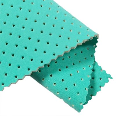 Lámina verde de malla laminada amigable con el medio ambiente SBR de hoja de tejido de neoprene ligera