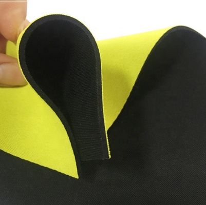Nylon recubierto de neopreno de 2 caras para cubierta, tejido de neopreno Sbr de 4 mm, tejido elástico, adecuado para artículos deportivos, tejido de equipo de protección, tejido impermeable