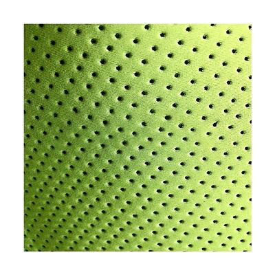 Rollo de tejido de neoprene de doble cara 100% de policloroprene impermeable, tejido perforado, tejido poroso, tejido transpirable, malla