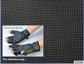 Cuero de malla de material de neoprene laminado de tejido de un solo lado 3300mm X 1300mm Tamaño