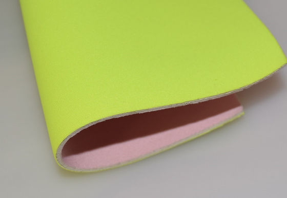 Material de traje de neopreno de 2-40 mm, Tejido de neopreno amarillo rosa antioxidante, Tejidos personalizados de acuerdo con los colores Pantone, Tejidos de alta resistencia al color,