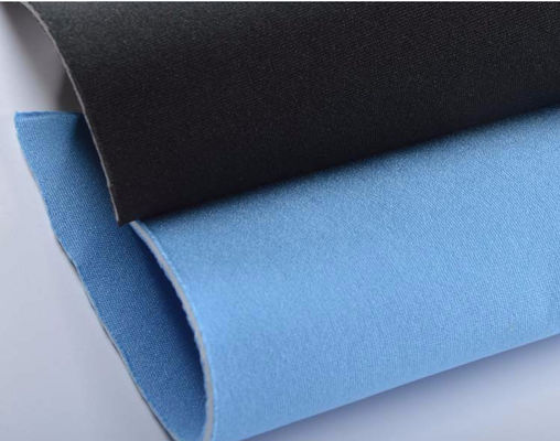 30% 50% de caucho SCR Neoprene espuma de esponja, azul suave de 3 mm de tejido de Neoprene