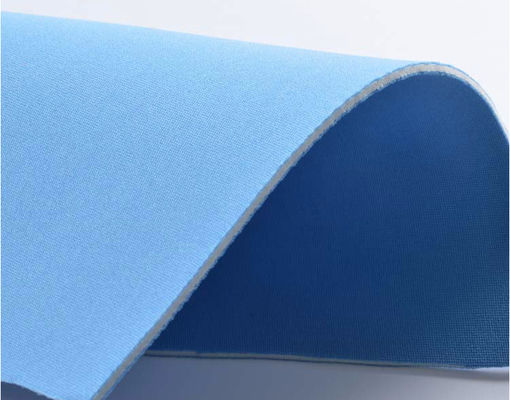 30% 50% de caucho SCR Neoprene espuma de esponja, azul suave de 3 mm de tejido de Neoprene