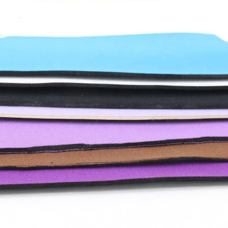 1.5mm-25mm Hojas de goma de tejido laminado de neoprene autoadhesivo a prueba de fuego, zapatos y accesorios, tejidos de estiramiento, tejidos de cinturón, tejidos de equipo de protección